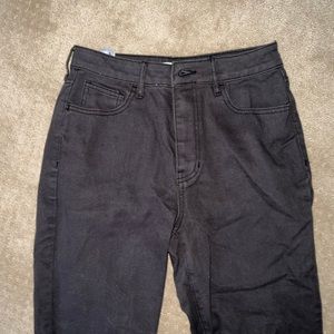 Pacsun Matte Black mom jeans